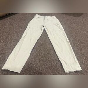 EUC Divided H&M Sz 4 tan pants women's bottoms casual straight leg